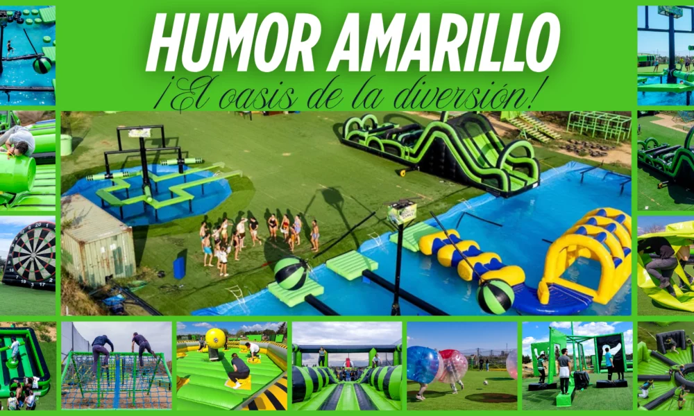 Instalaciones humor amarillo cambrils vista aérea